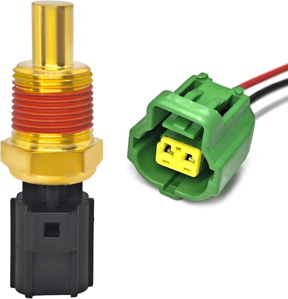 Engine Coolant Temperature Sensor 56027873 with Connector Pigtail Harness - Repl