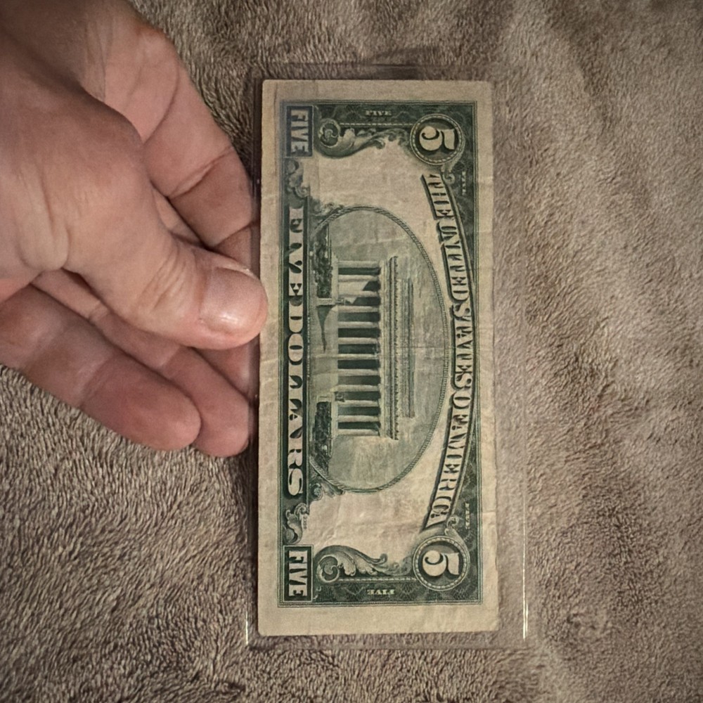 1953 A US FIVE DOLLAR SILVER CERTIFICATE