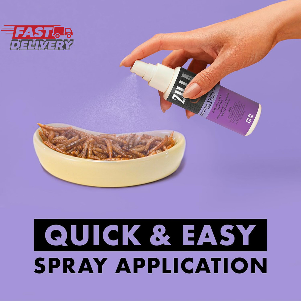 Zilla Calcium Supplement Spray 8 Oz.