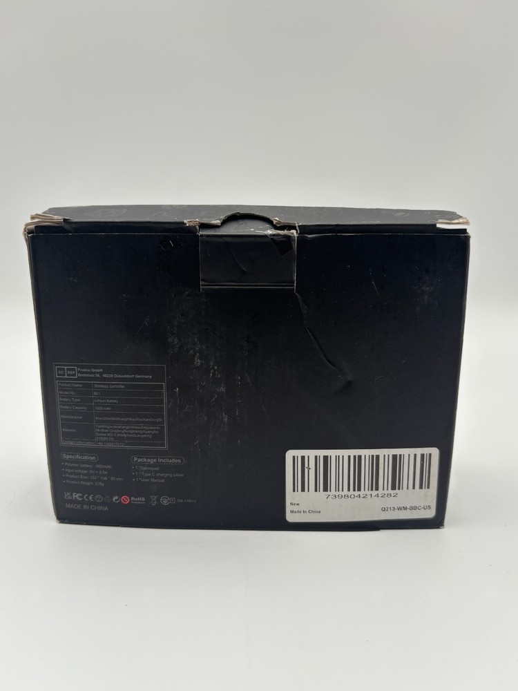 RGB EdgeMaster Wireless Game Controller for Nintendo Switch - B01 - Black