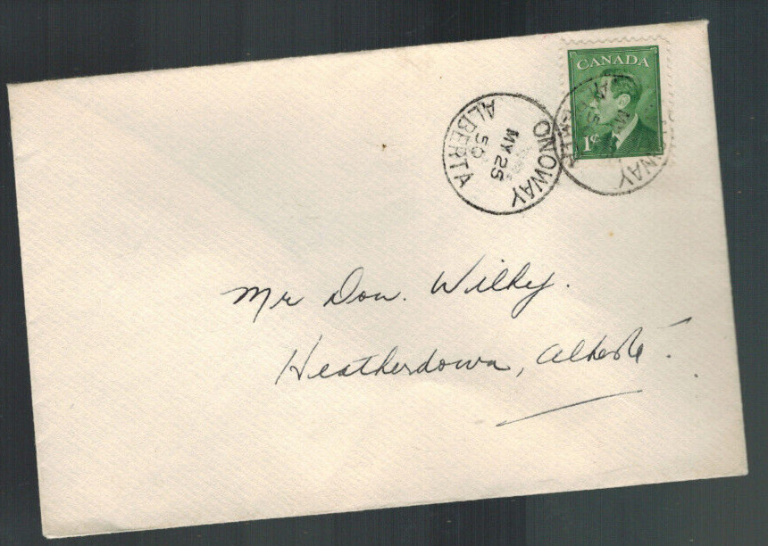 A-1707**Canada 1950 *Onoway*, Alberta