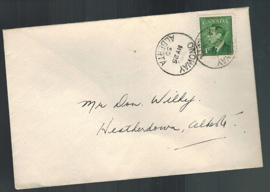 A-1707**Canada 1950 *Onoway*, Alberta