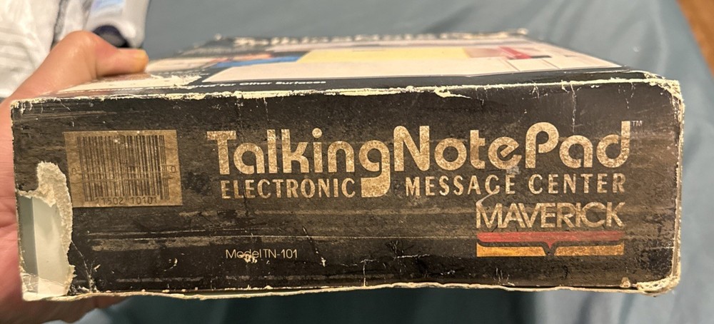 Vtg Talking Notepad Electronic Message Center Note Pad Pencil New Open Box