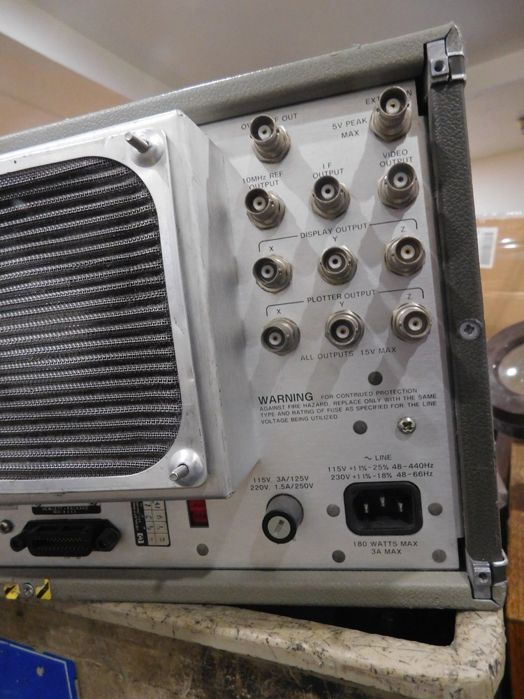 Hewlett Packard 3585A Spectrum Analyzer with 3047A System