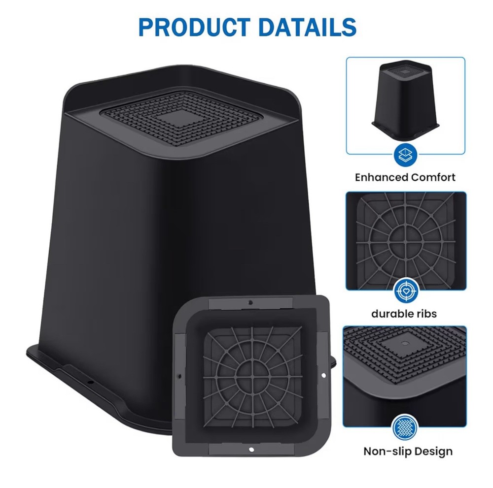 Heavy Duty 9 Inch Bed Risers