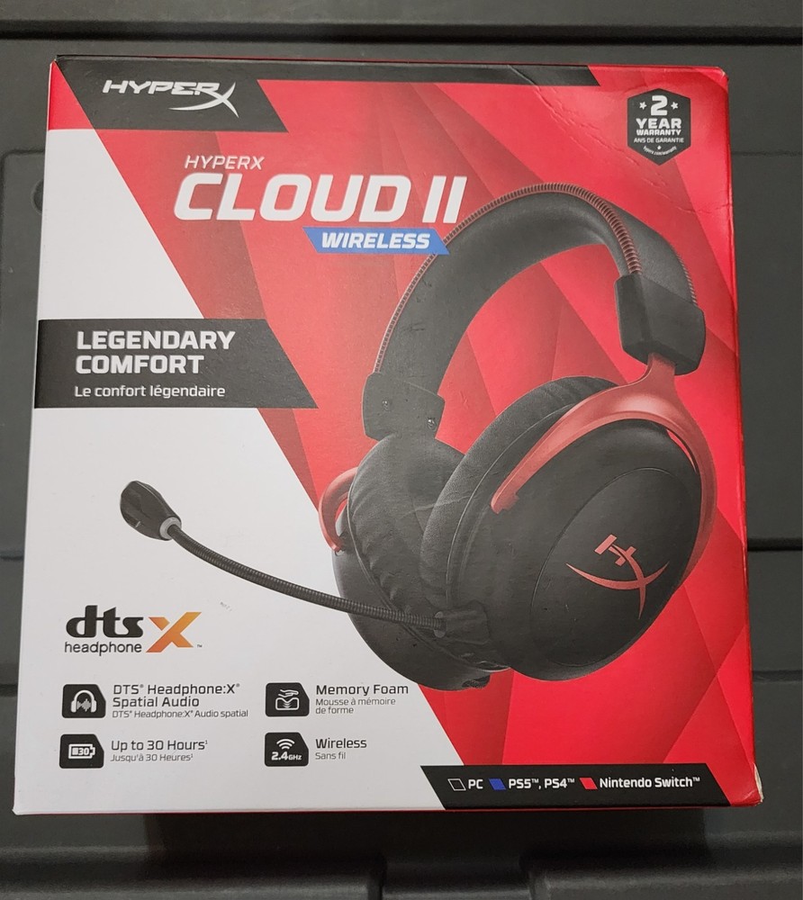 HyperX Cloud II Wireless Gaming Headset - Red