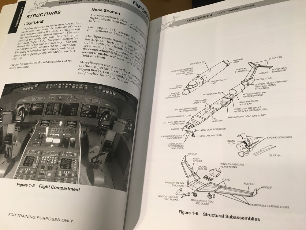 Bombardier Challenger CL-604 Pilot Training Manual