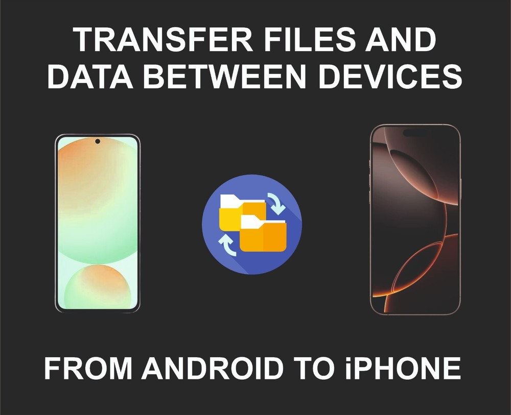 Files and Data Transfer from One Phone to Another, Android to iPhone, Safely