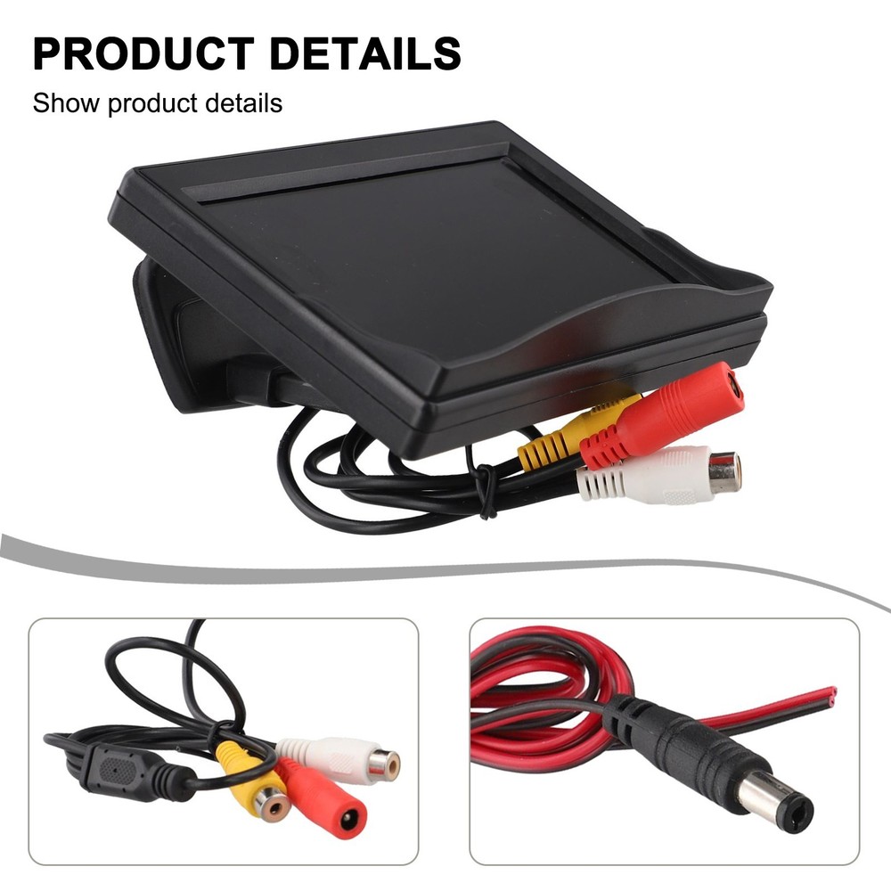 Full Display Backup Parking In Car Display Channels For AHD P Video Input