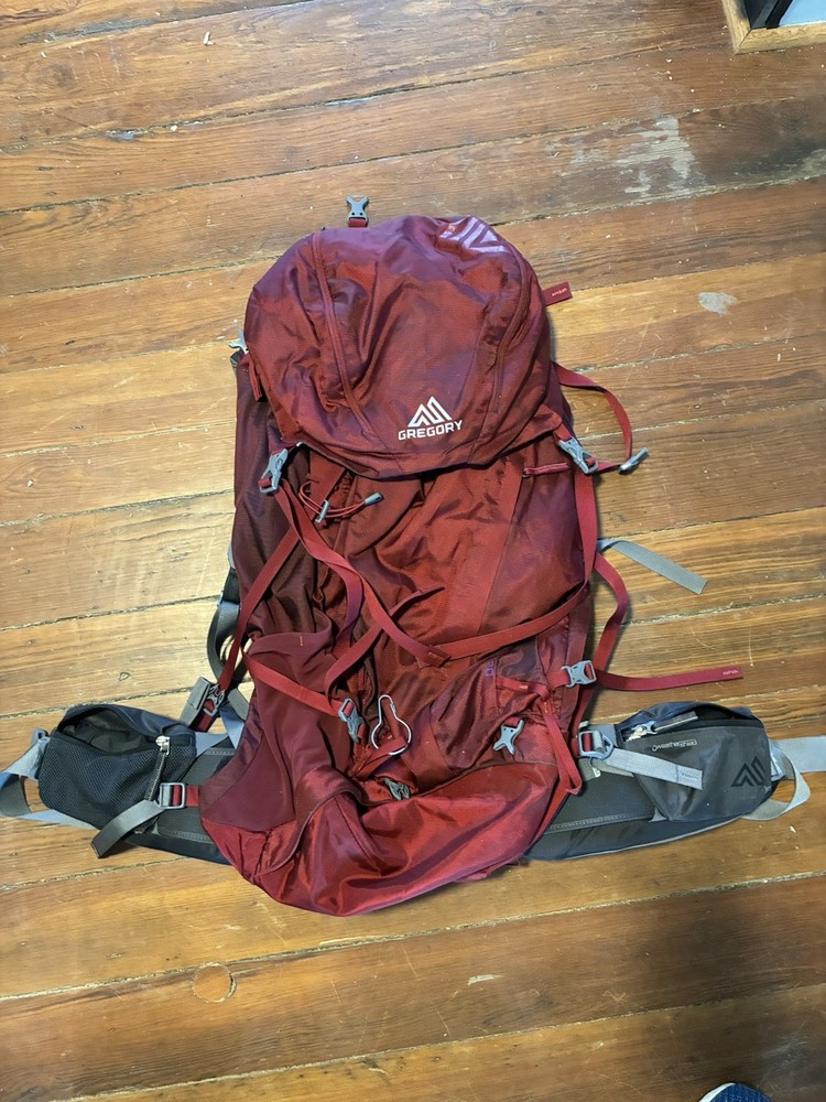Gregory Deva 60 Pack 3D Harness Women S Backpack  Internal Frame Hiking Red
