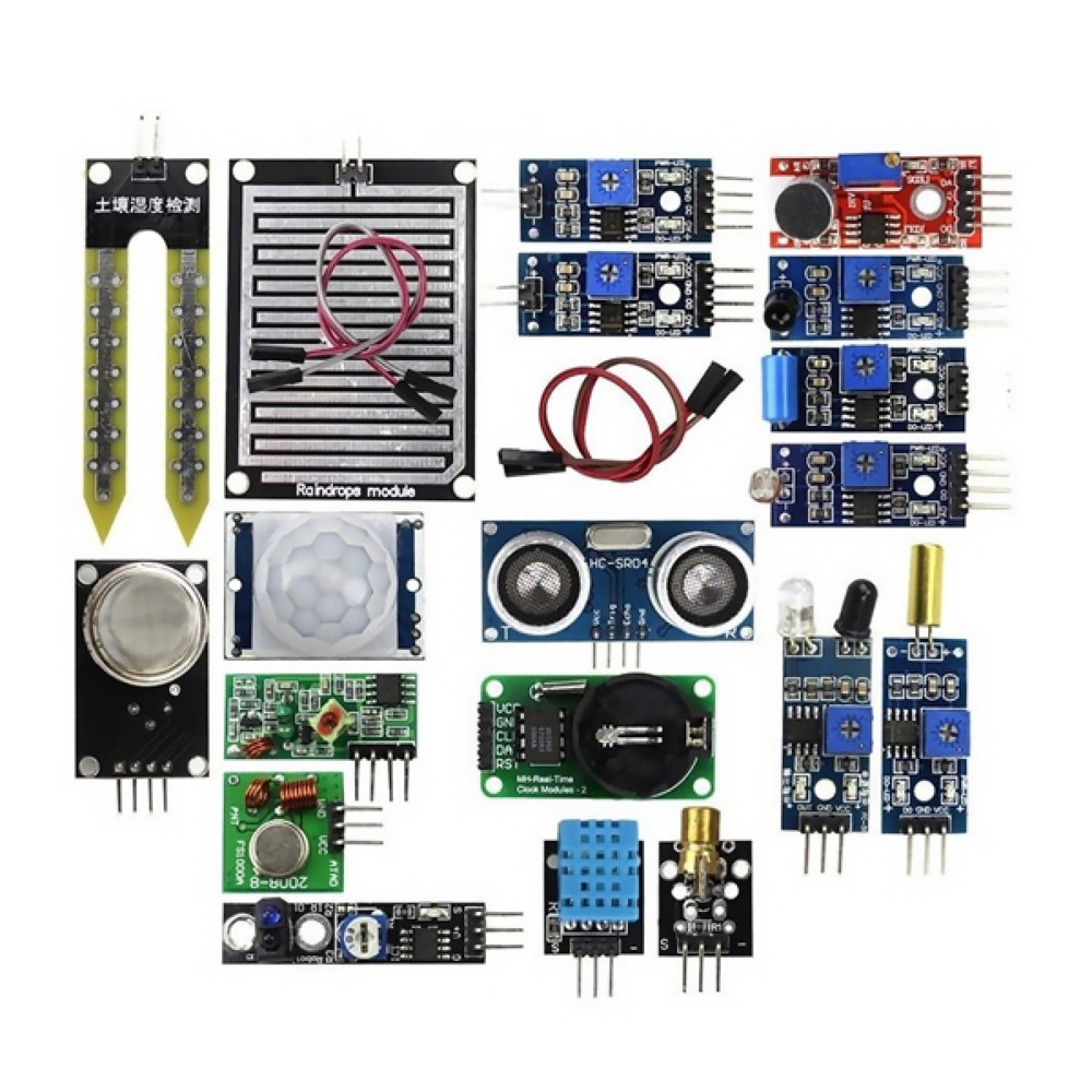 16Pcs Sensors Module Package Kit for Raspberry Pi 3 Raspberry Pi 2 Model B