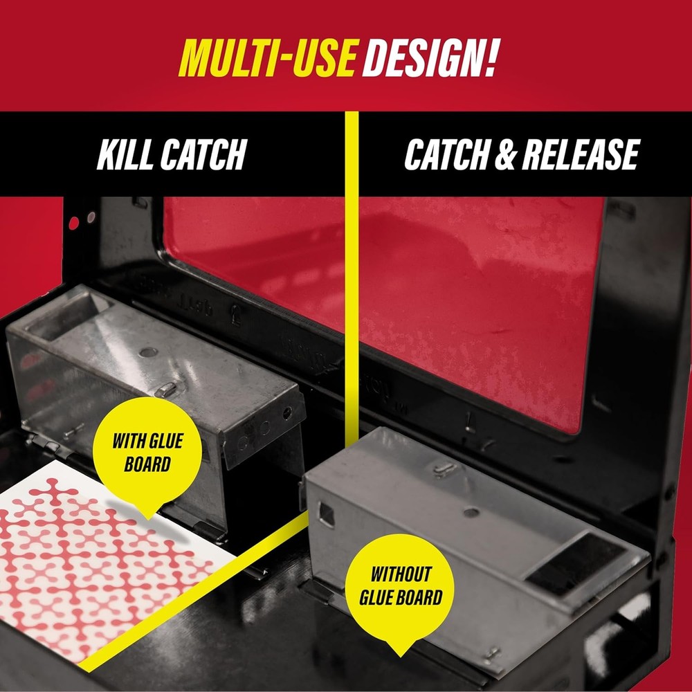 Catchmaster Pro Series Multi-Catch Mouse Trap Includes Replaceable Glue Board