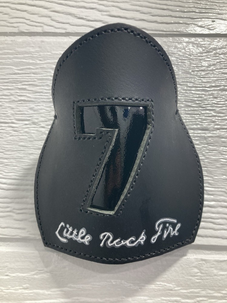 Custom Handmade Leather Fire Helmet Front