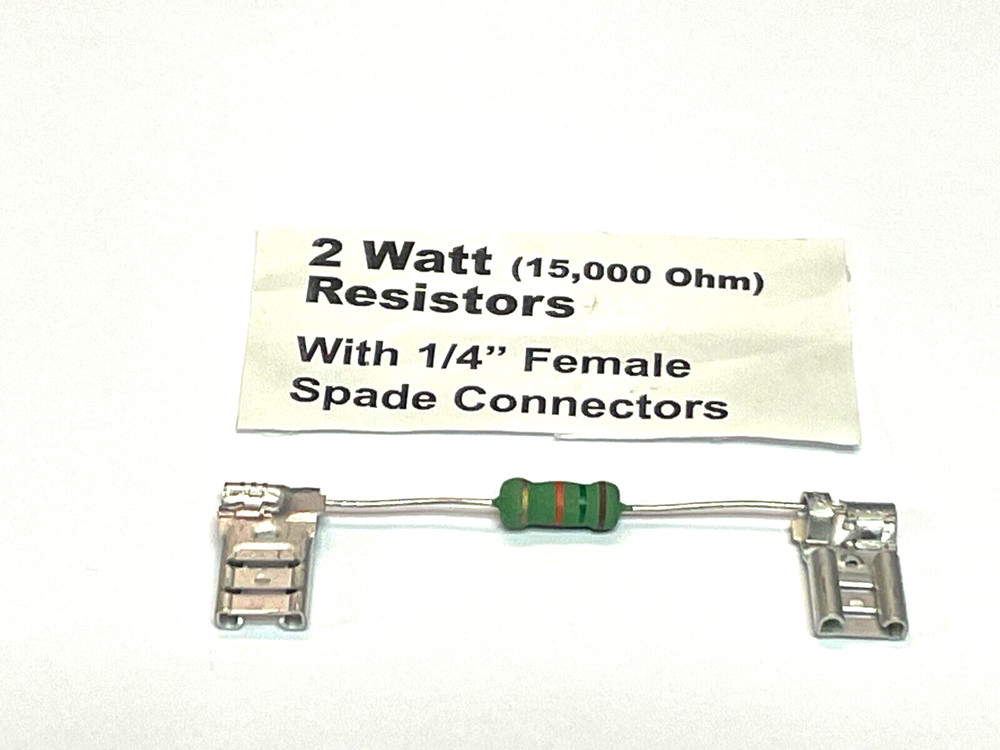 Capacitor Bleeder Resistor,15K Ohm, 2 Watt w/Connectors, MARS 93106