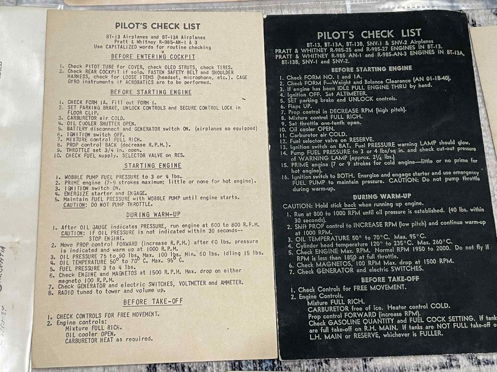 WW2 WWII US Navy USN 1944 Naval Pilot Grouping Documents & Learning Materials