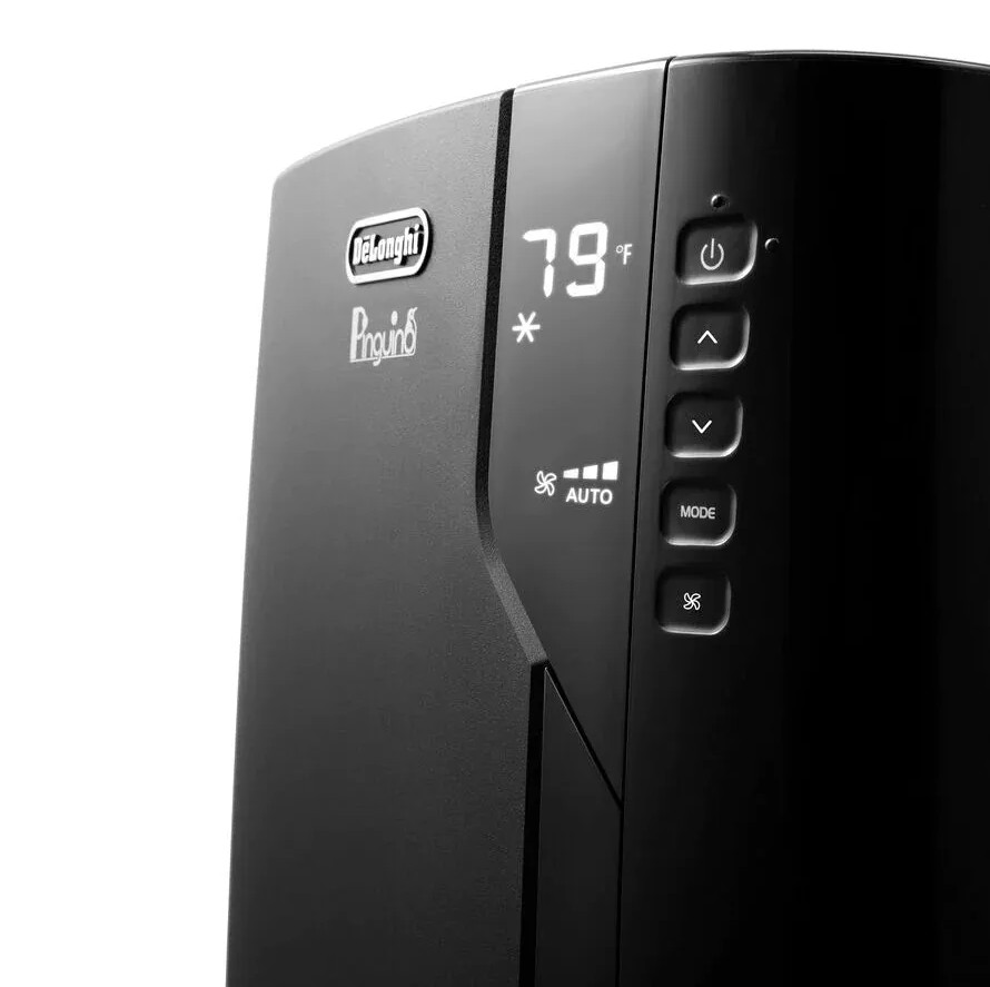 De'Longhi Pinguino DeLuxe PAC EX390LN 700 sq ft Portable Air Conditioner - BLACK