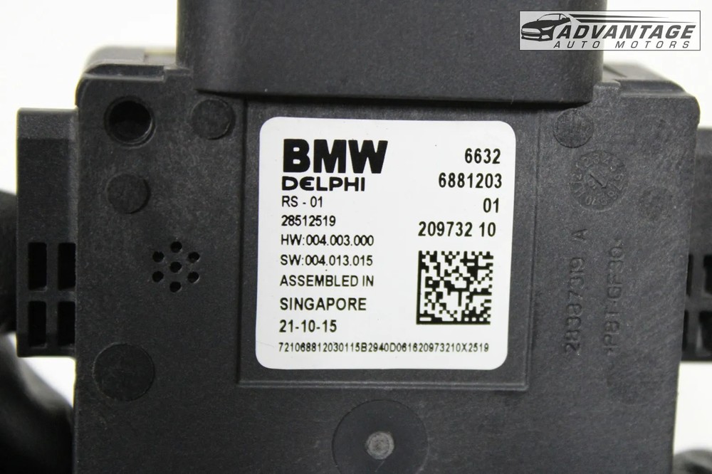 2016-2019 BMW 750I XDRIVE FRONT RIGHT SIDE BLIND SPOT RADAR SENSOR MODULE OEM