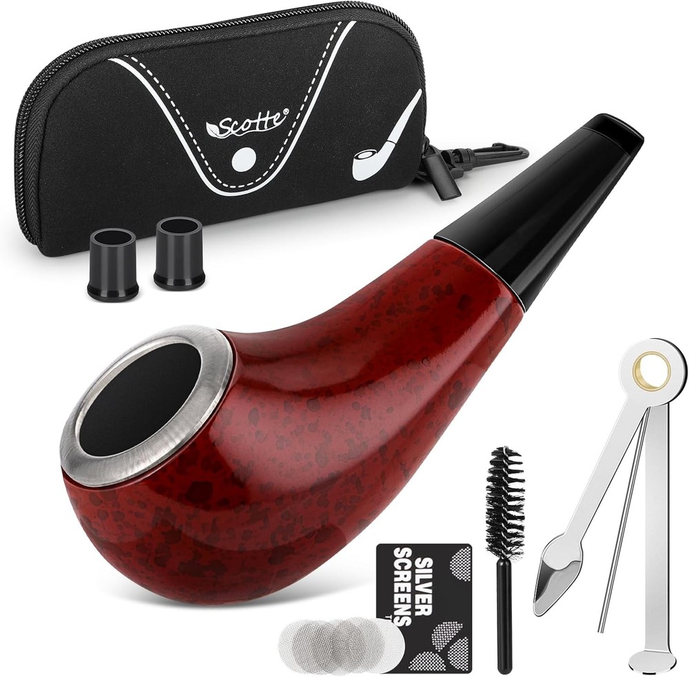 Scotte Shiny Pipe Small red