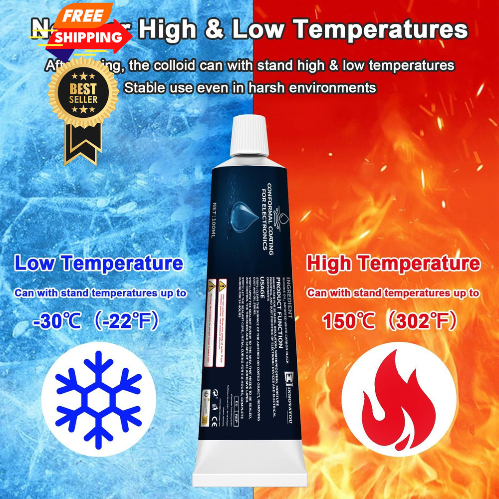 1DFAUL 200ml Conformal Coating for Electronics, Silicone Transparent