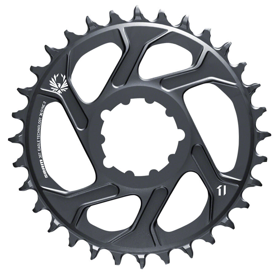 SRAM Eagle X-SYNC 2 Chainring 30t Direct Mount 12-Speed Aluminum Gray MTB