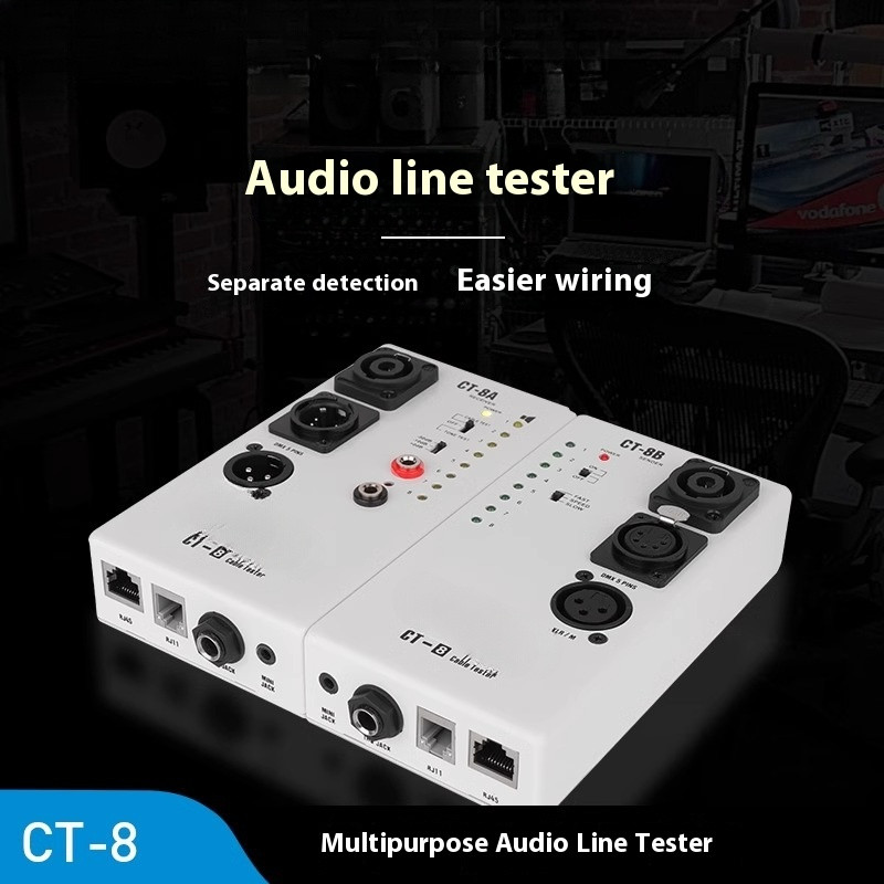 Multi-purpose Audio Cable Test Instrument Engineering Wiring Separation Test