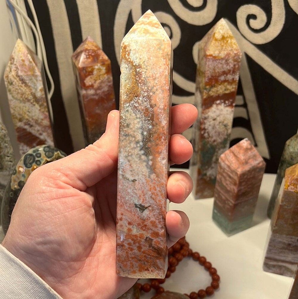 Ocean Jasper Obelisk C