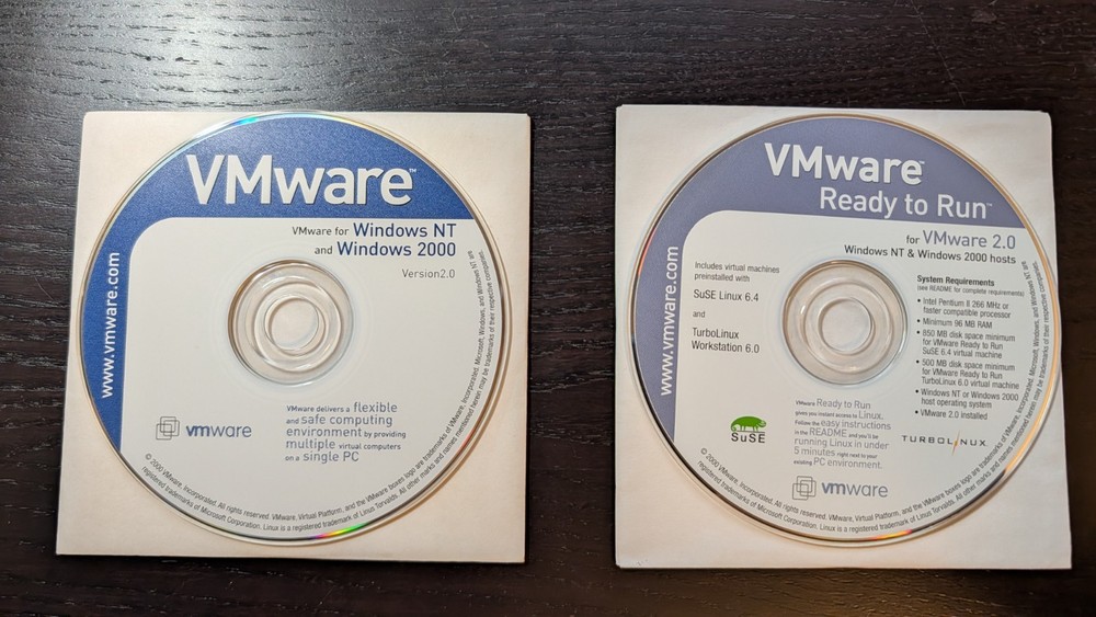VMware 2.0 for Windows NT and 2000