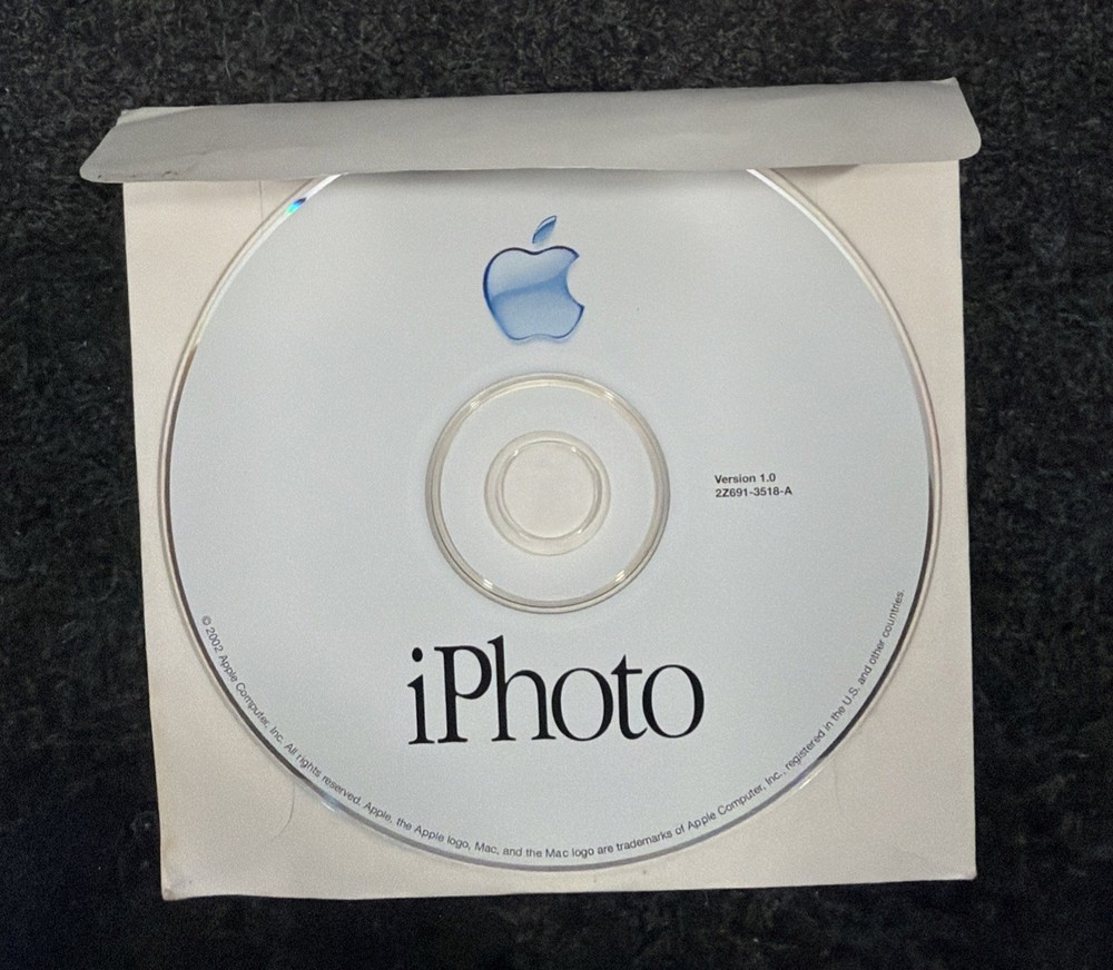 Apple iPhoto Version 1.0