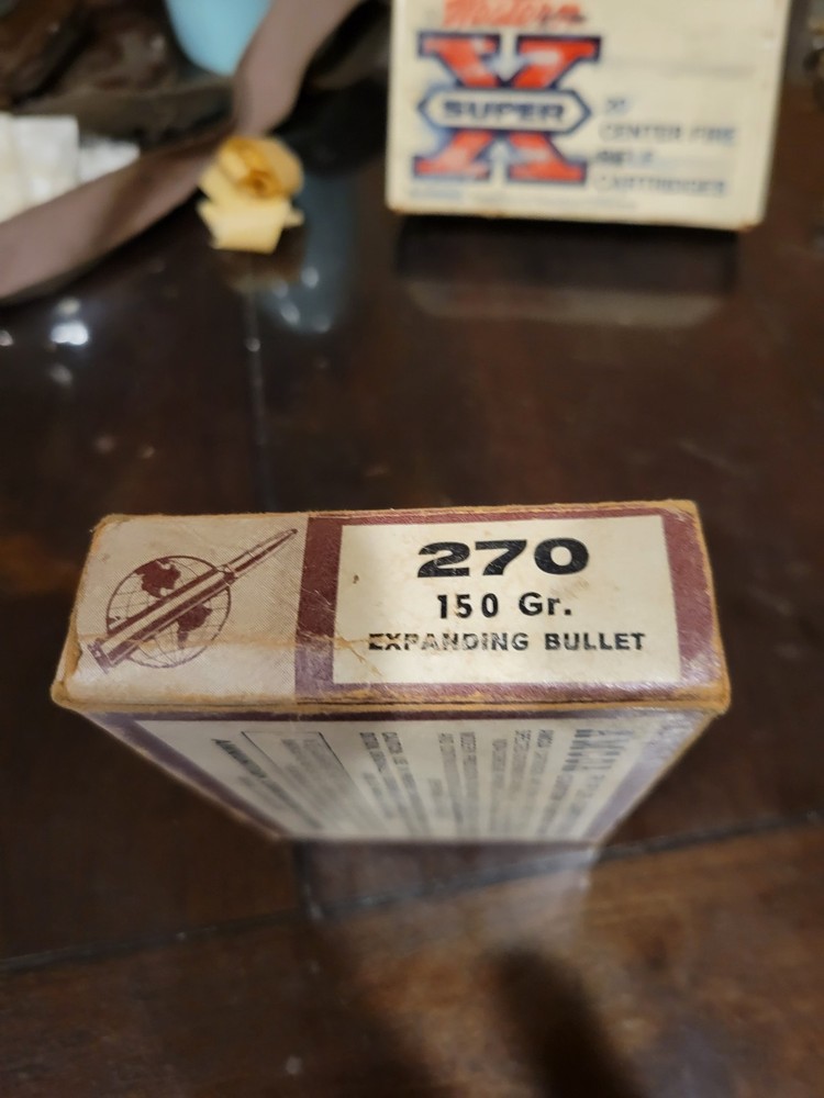 Amcoa Custom Hunting Ammo,vintage 270 Empty Box.