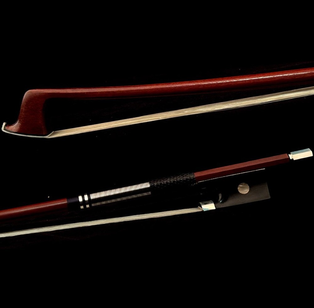Professional 4/4 Master Violin Bow Antique Pernambuco Sartory Copy Silver