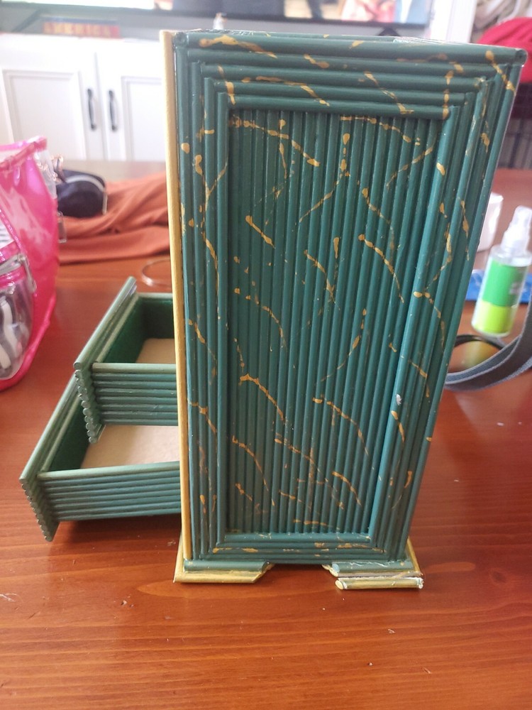 Prison Craft Jewelry Box Handmade