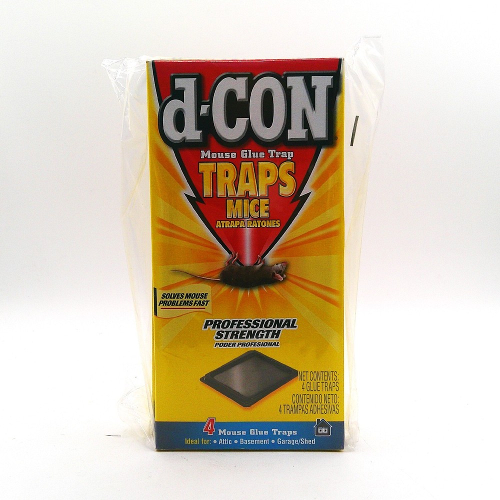 New d-CON Mouse Glue Trap, Professional Strength 2 Pack