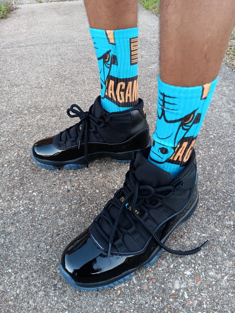Jordan 11 Gamma blue Socks To Match