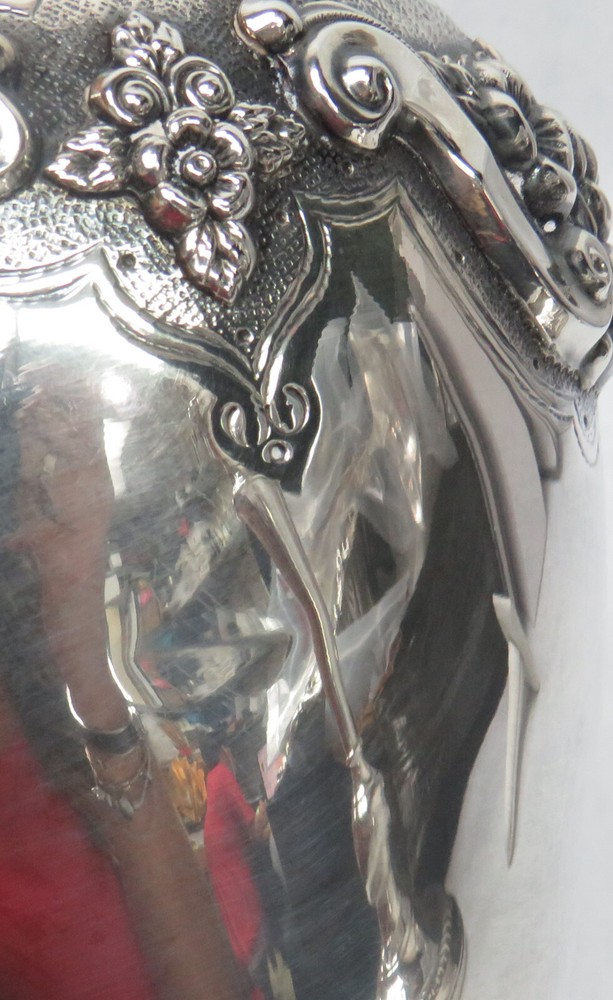 VINTAGE HAZORFIN STERLING SILVER 14" WINE DECANTER