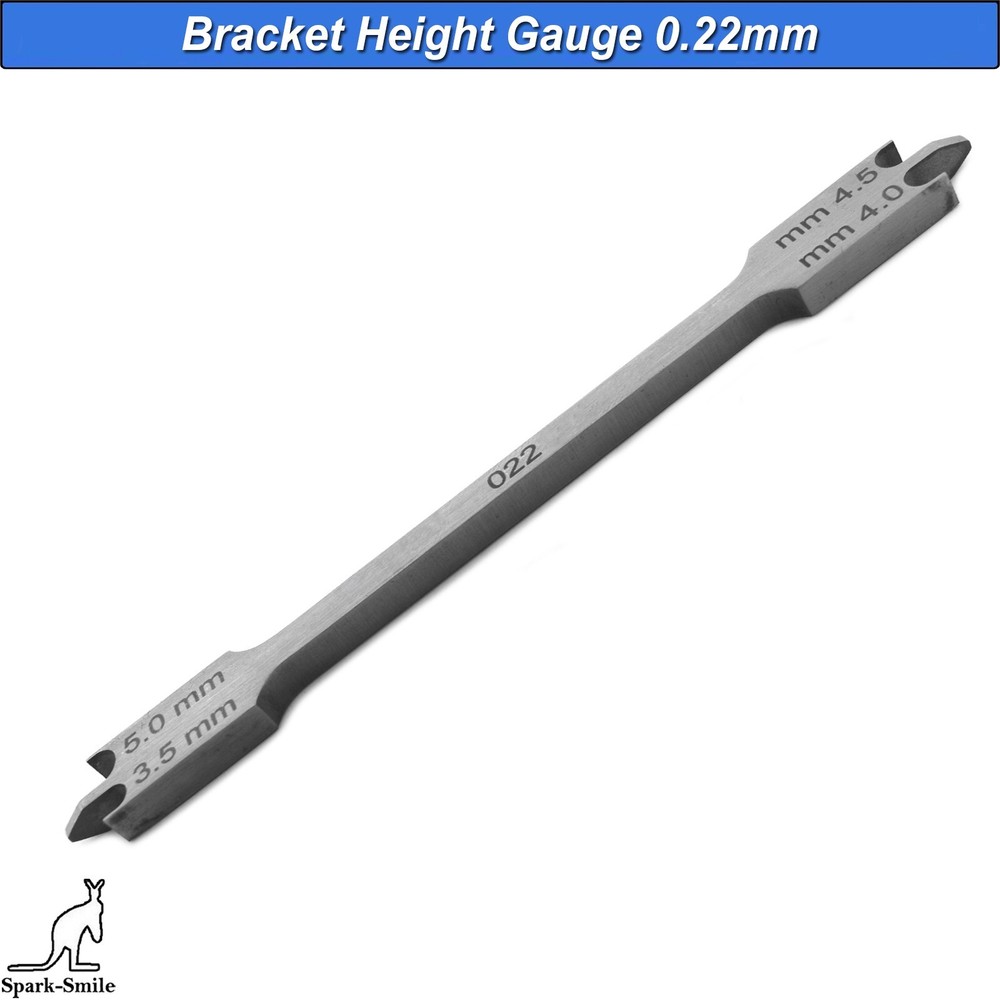 Orthodontic Bracket Height Gauge Positioning Measuring Wick Type Double Head CE