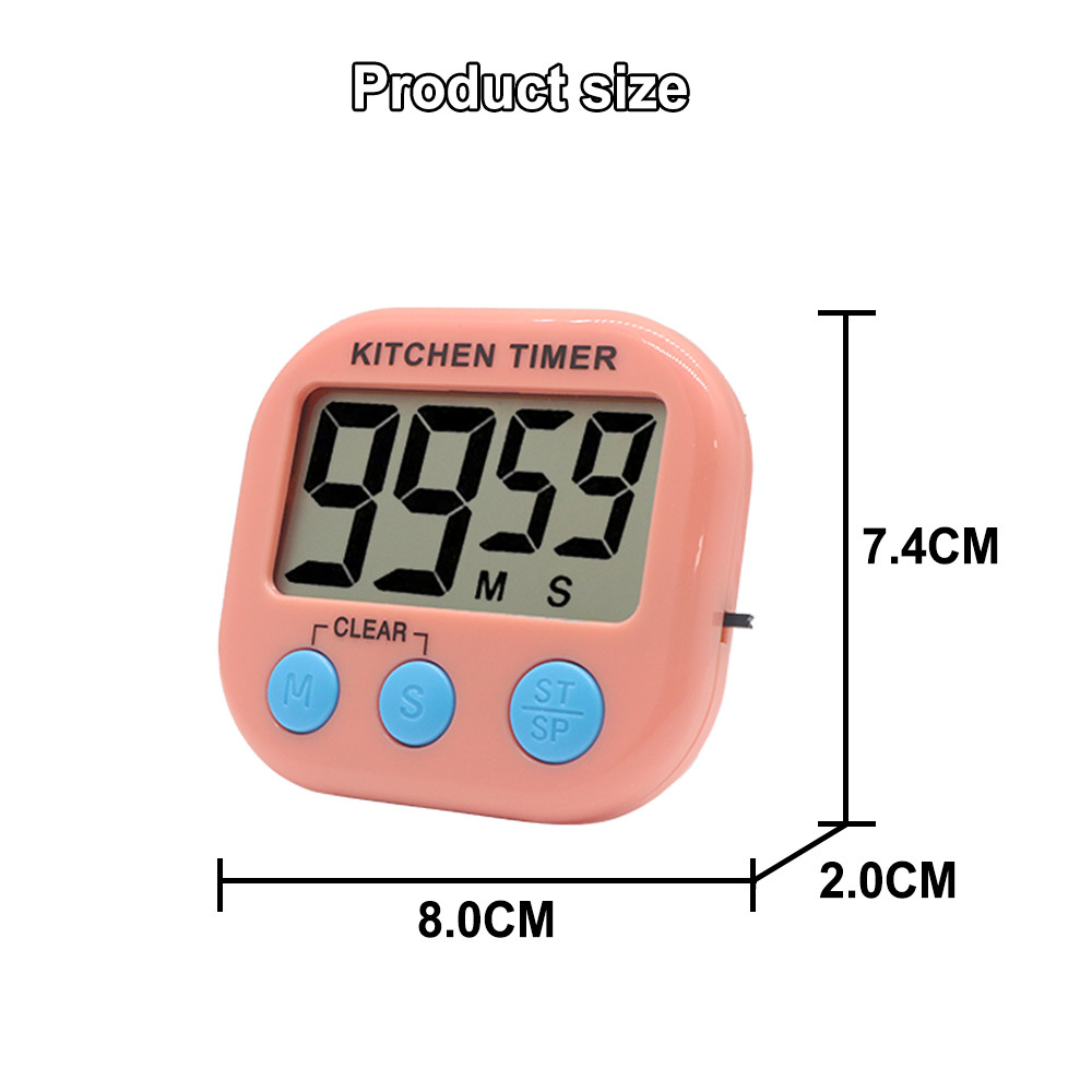 Large LCD Digital Kitchen Cooking Timer Count Down Up