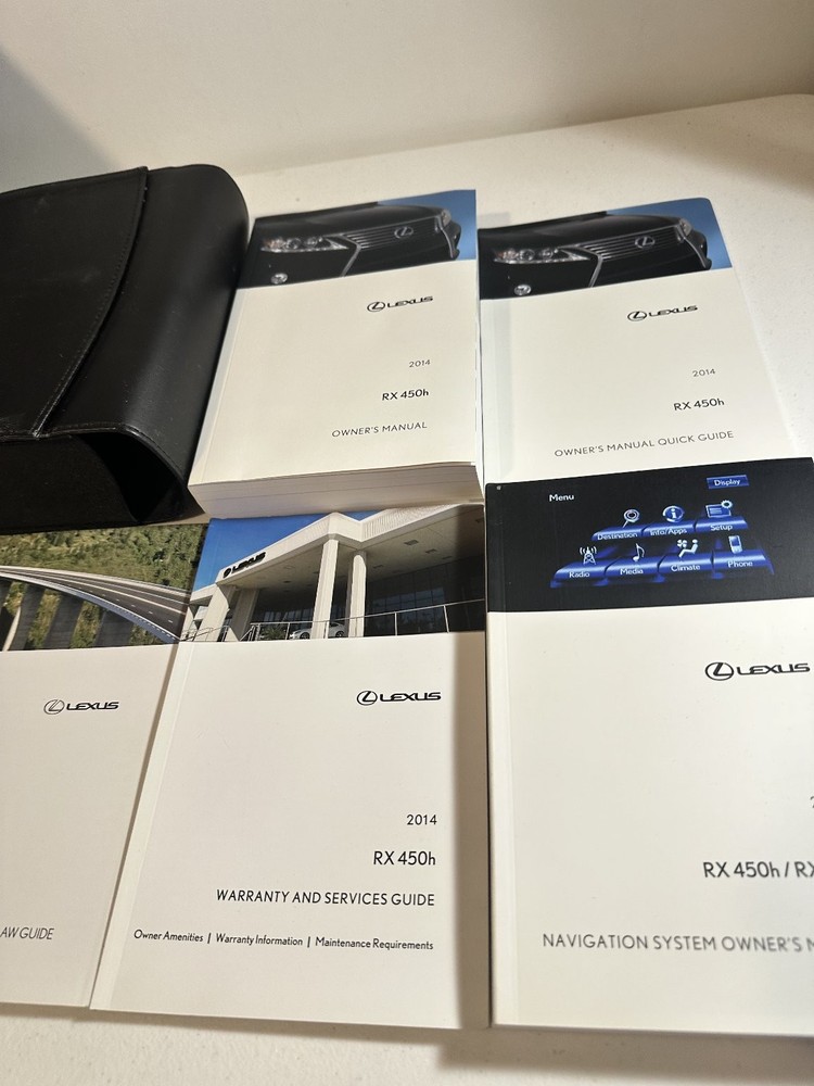 2014 Lexus RX 450h Owner's Manual Set