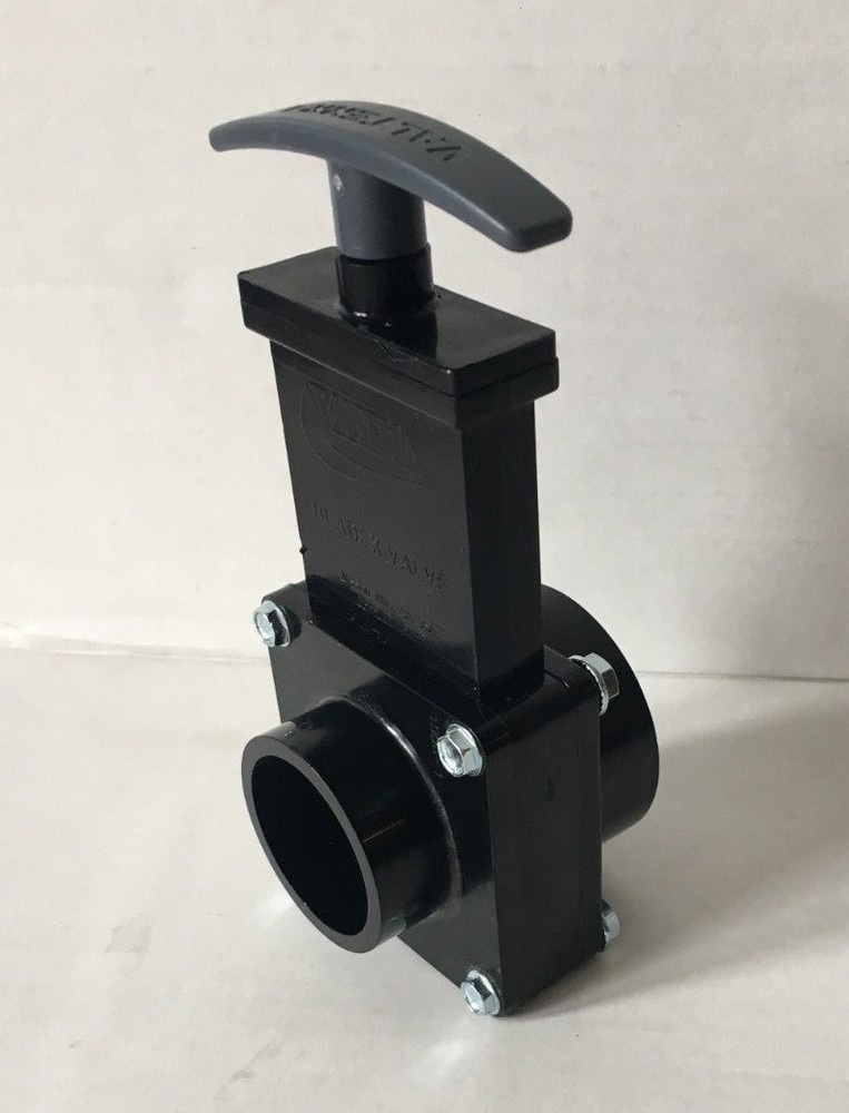 Valterra 1 1/2" Dump Valve RV Drain Sewer Waste Valve Assembly Hub Spigot