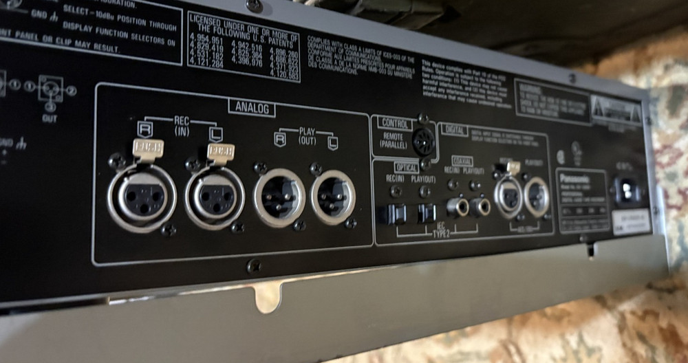 Panasonic SV-3800 & SV-3700 DAT Recorder w/ Rackmounts –Both from Studio