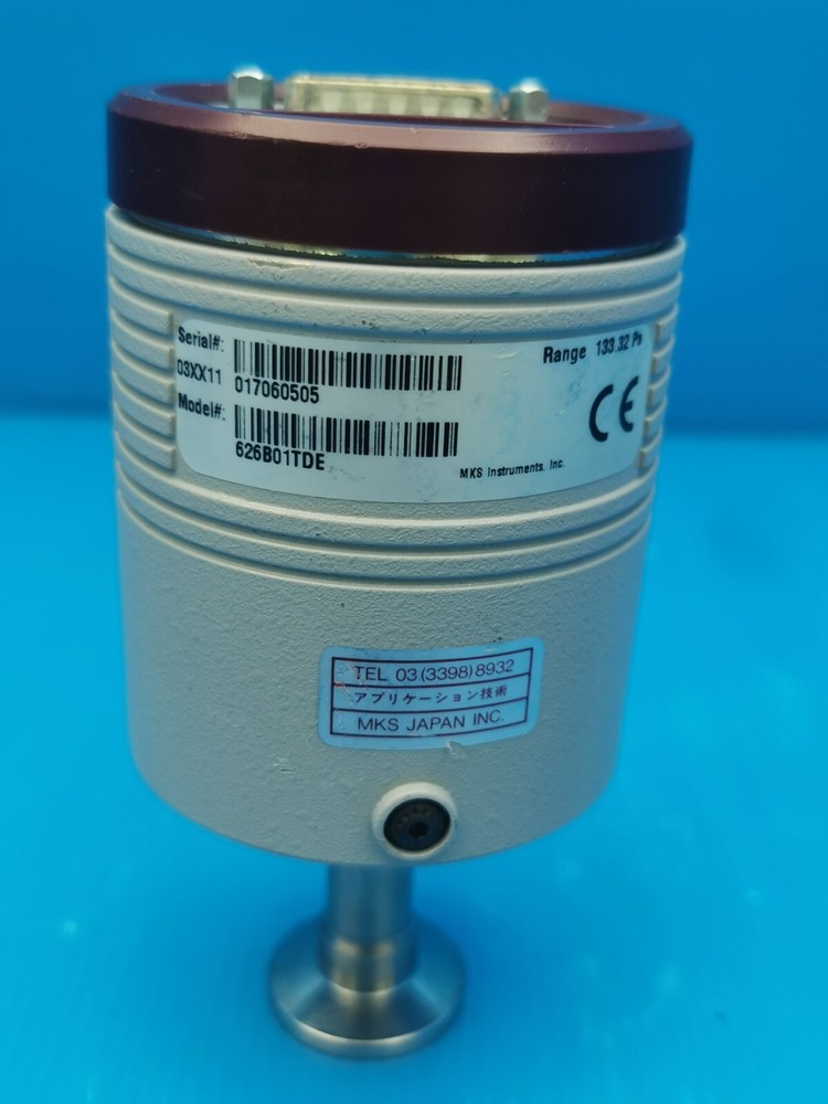 MKS Baratron Capacitance Manometer 626B01TDE RANGE 133.32 Pa