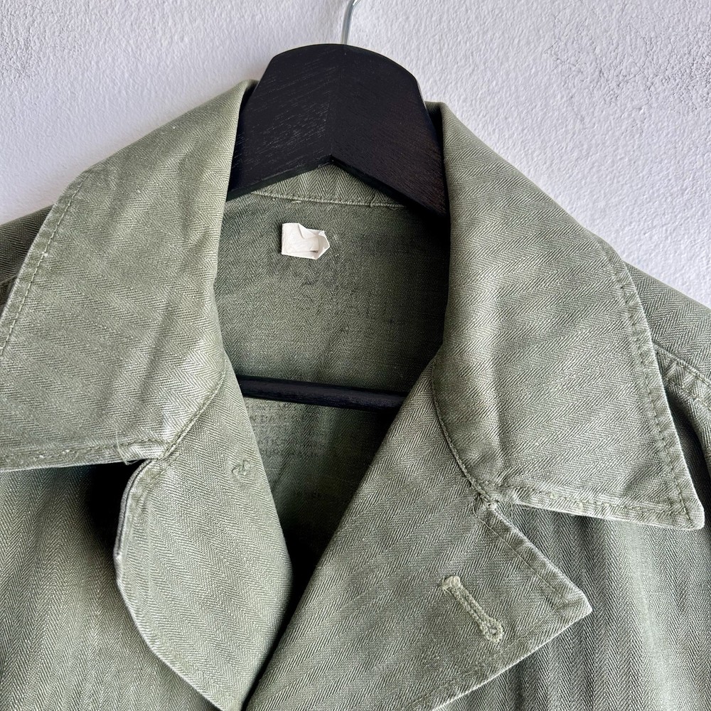 Korean War HBT Jacket Patched 10th Mountain Div