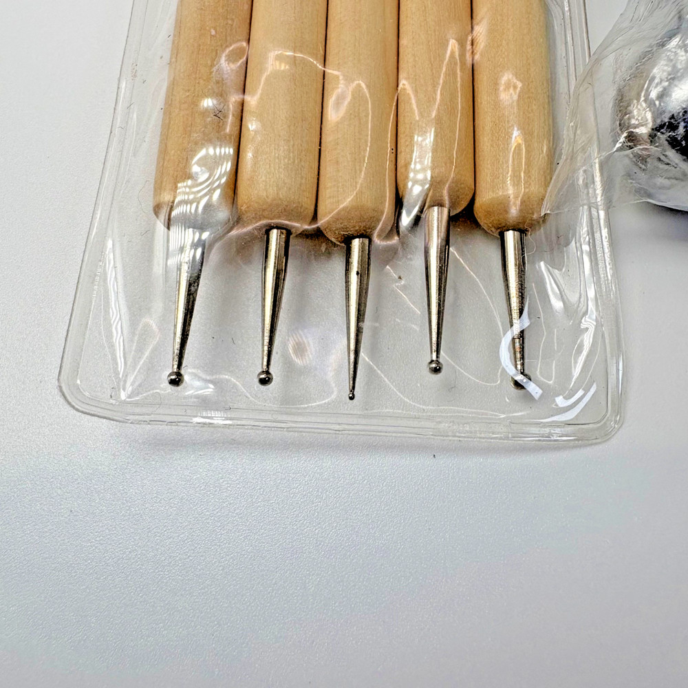 Clay Tools Kit, Sculpting Tools, Polymer Modeling Clay 8 pc Wood, Plastic