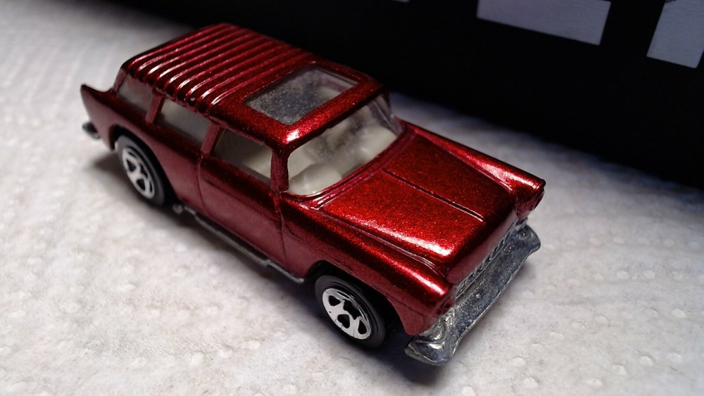 1969/1995 Hot Wheels Chevy Nomad Candy Apple Red Malaysia
