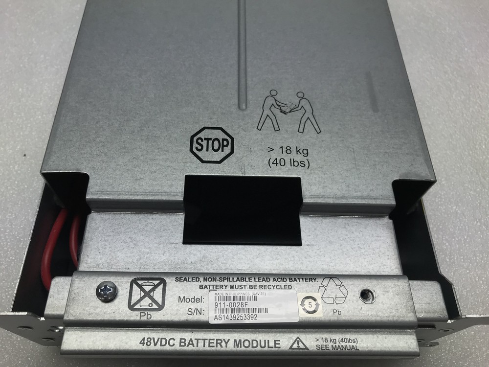 APC 911-0028F Smart UPS Battery Module W/Wire Harness (No Batteries) - PULLED