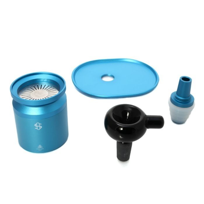 Stundenglass Gravity Hookah Bong w Carry Case Gravity Infuser - BLUE - Full Size