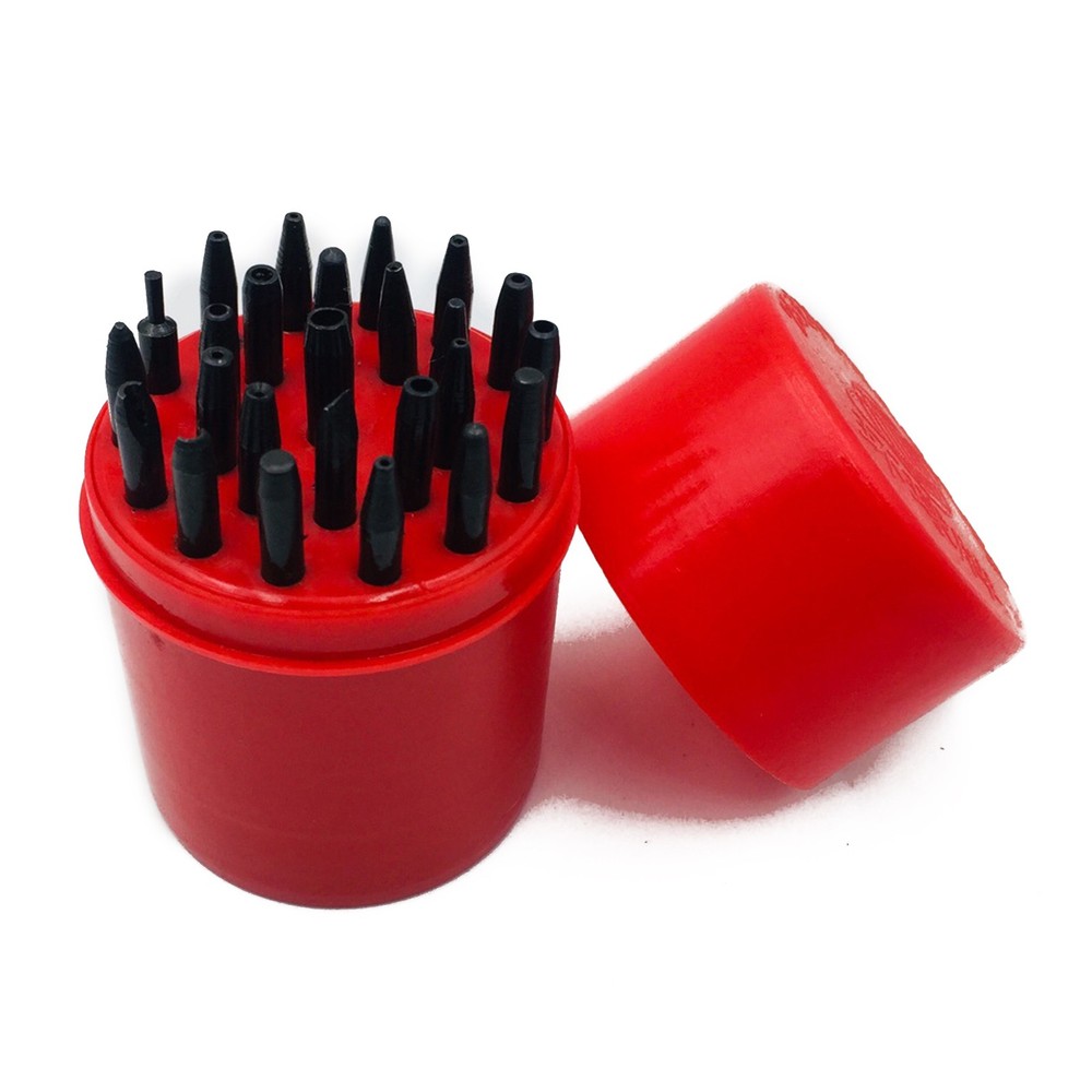 Assorted 25 Sizes Tips Set Punches Staking Watch Repair Punching Tool Set B