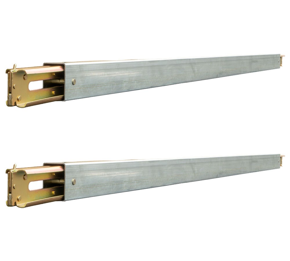 (2 Pack) 92" -103" E Track Adjustable Decking Shoring Steel Beam 2000# WLL