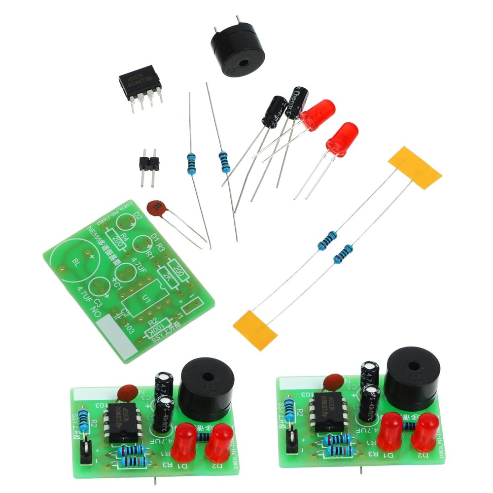 15sets Soldering Practice Kit Flash Circuit Soldering Training Board for Elec...
