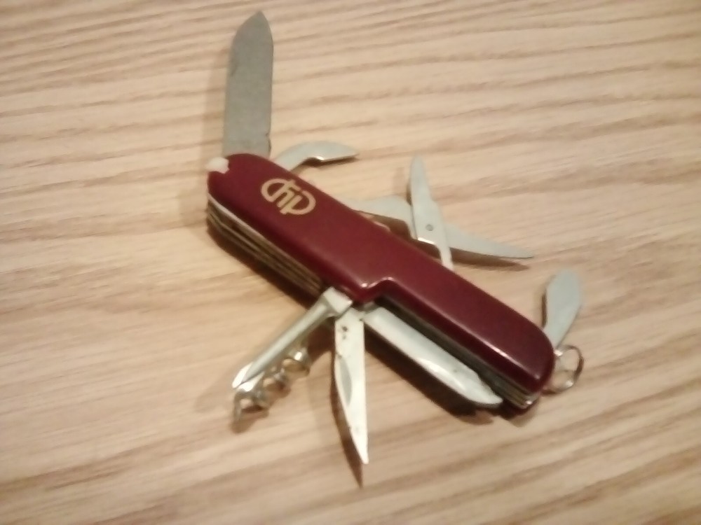 CHIP Stainless Steel 13 Tool Multi-Tool Knife. SEE PICS.