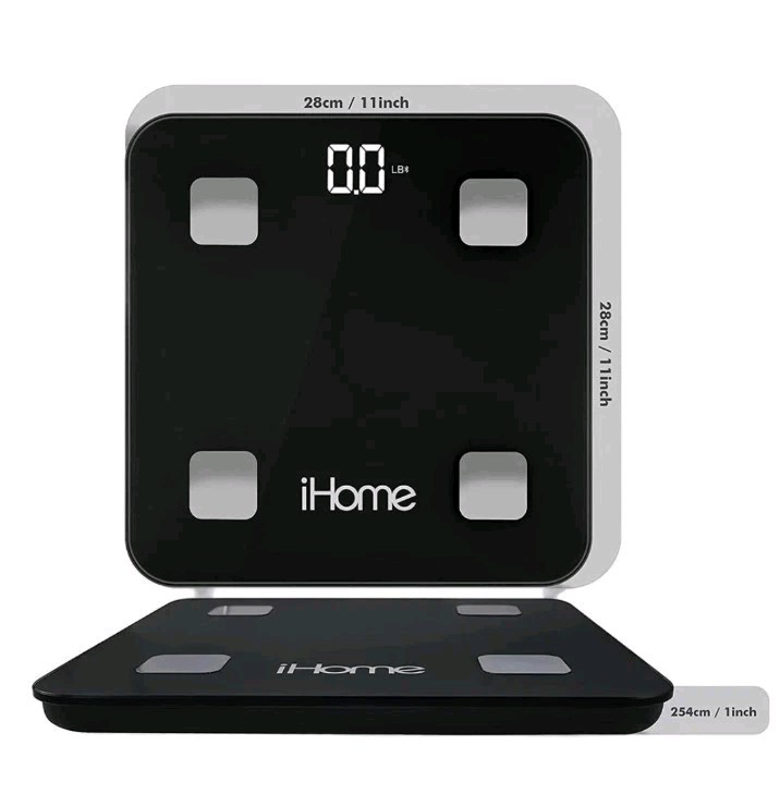 IHOME Digital Scale Black NIB
